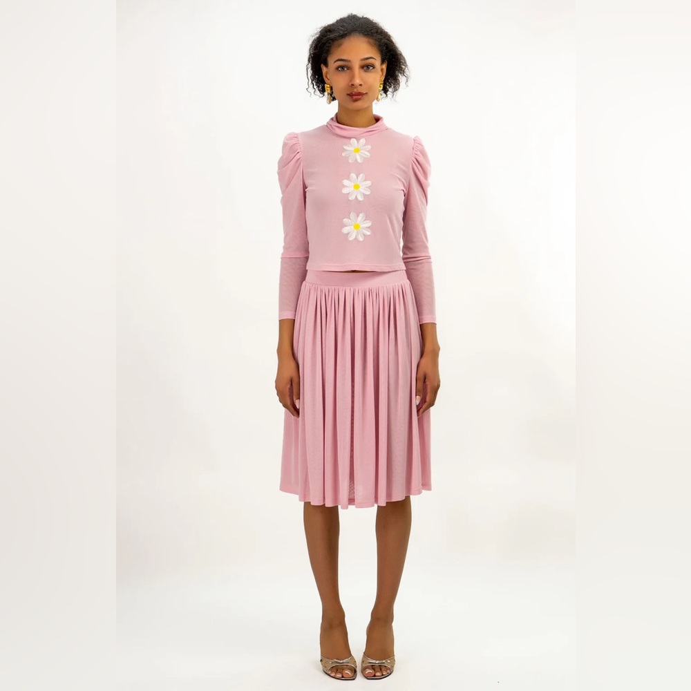 NWT Kristinit Joyful skirt in pink XS